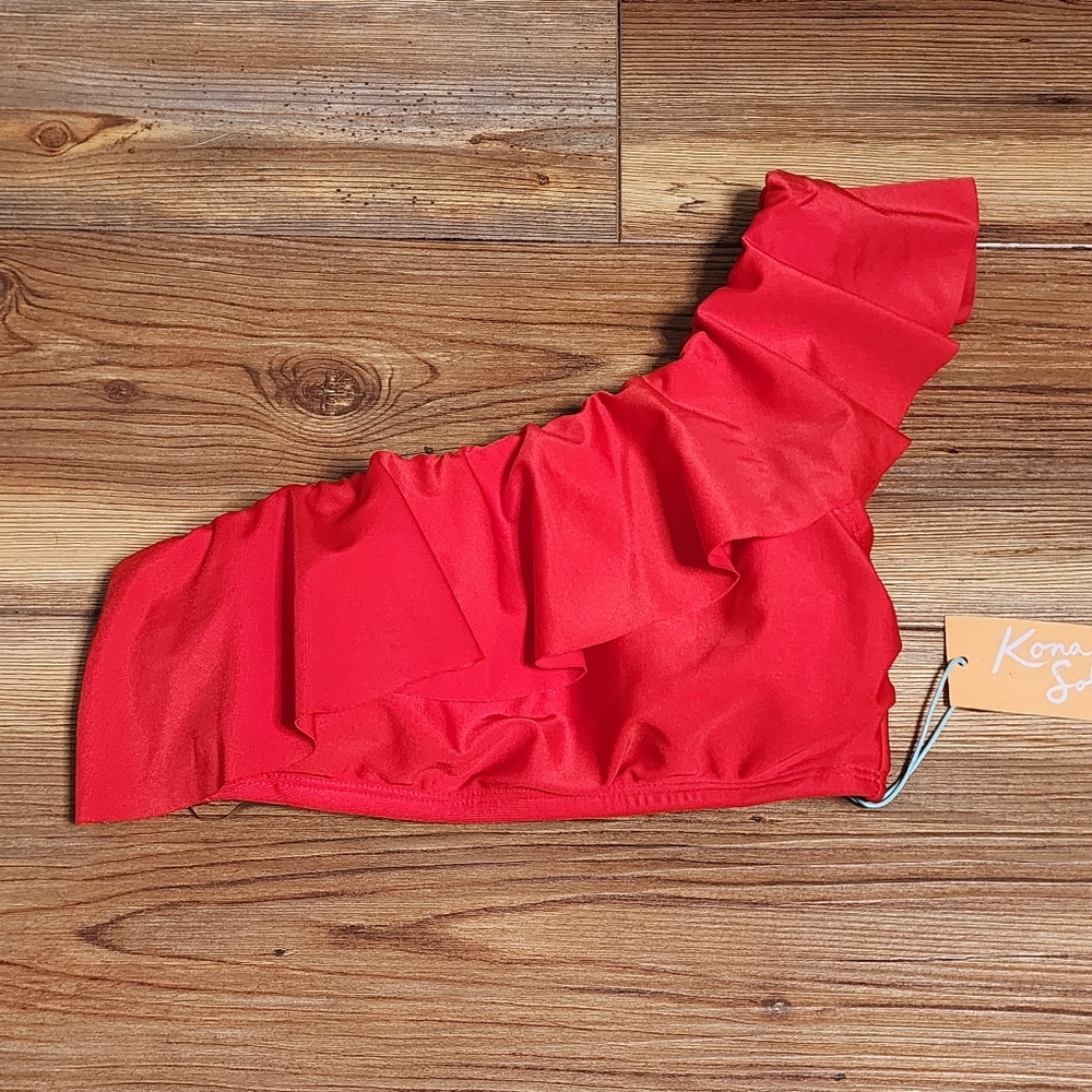 Kona Sol Bikini Top Womens S Red NEW